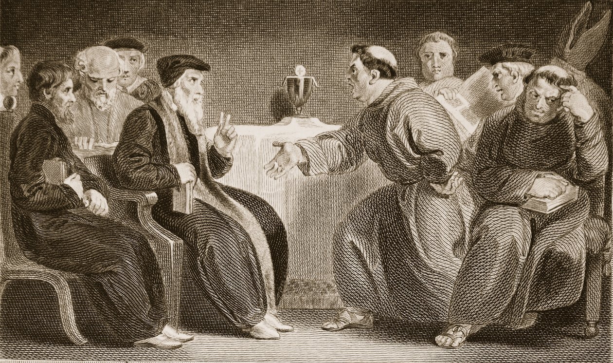 The Convocation at Oxford, Illustration from David Hume