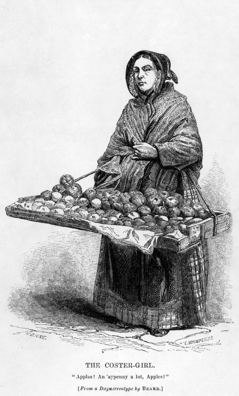The Coster-Girl, c.1840 by English School