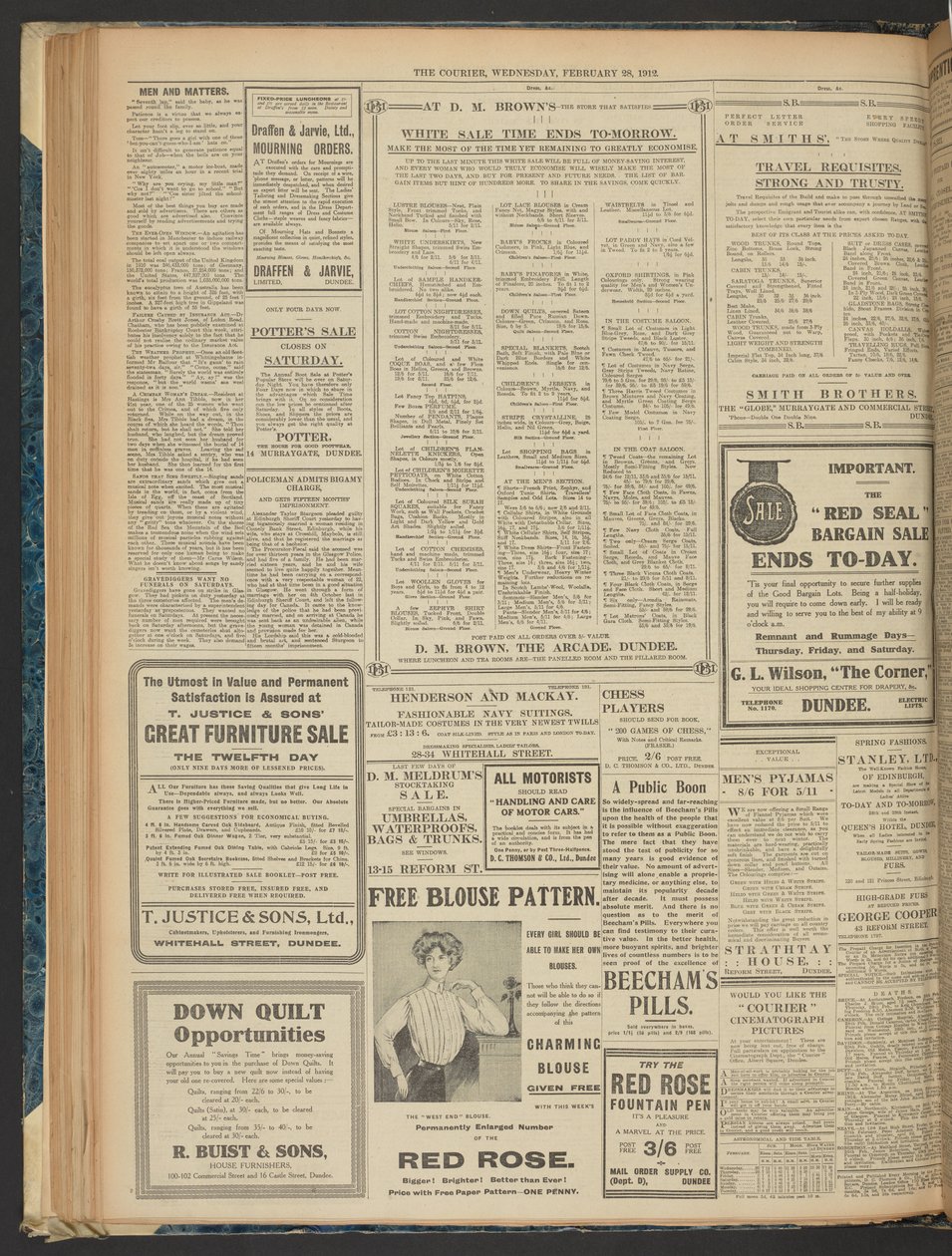 The Courier, 28 February 1912 by English School