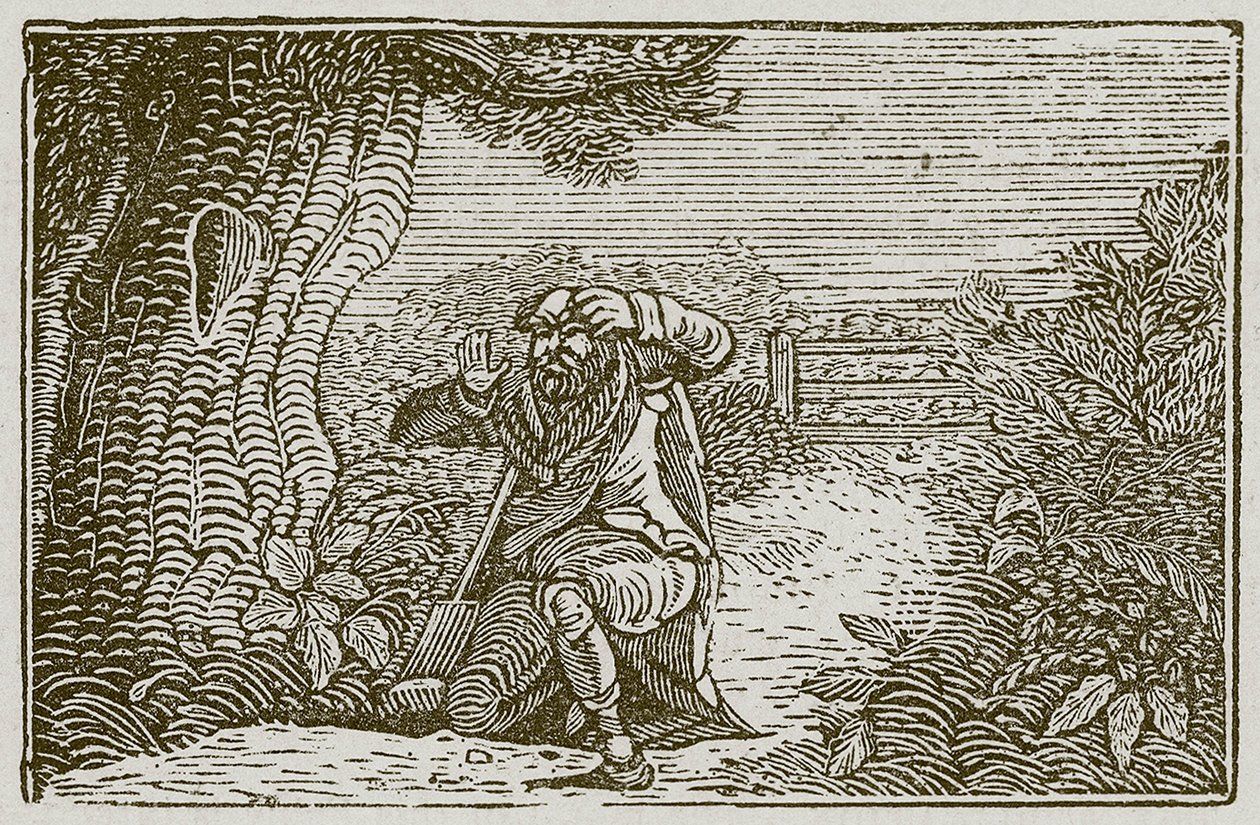 The Covetous Man by English School