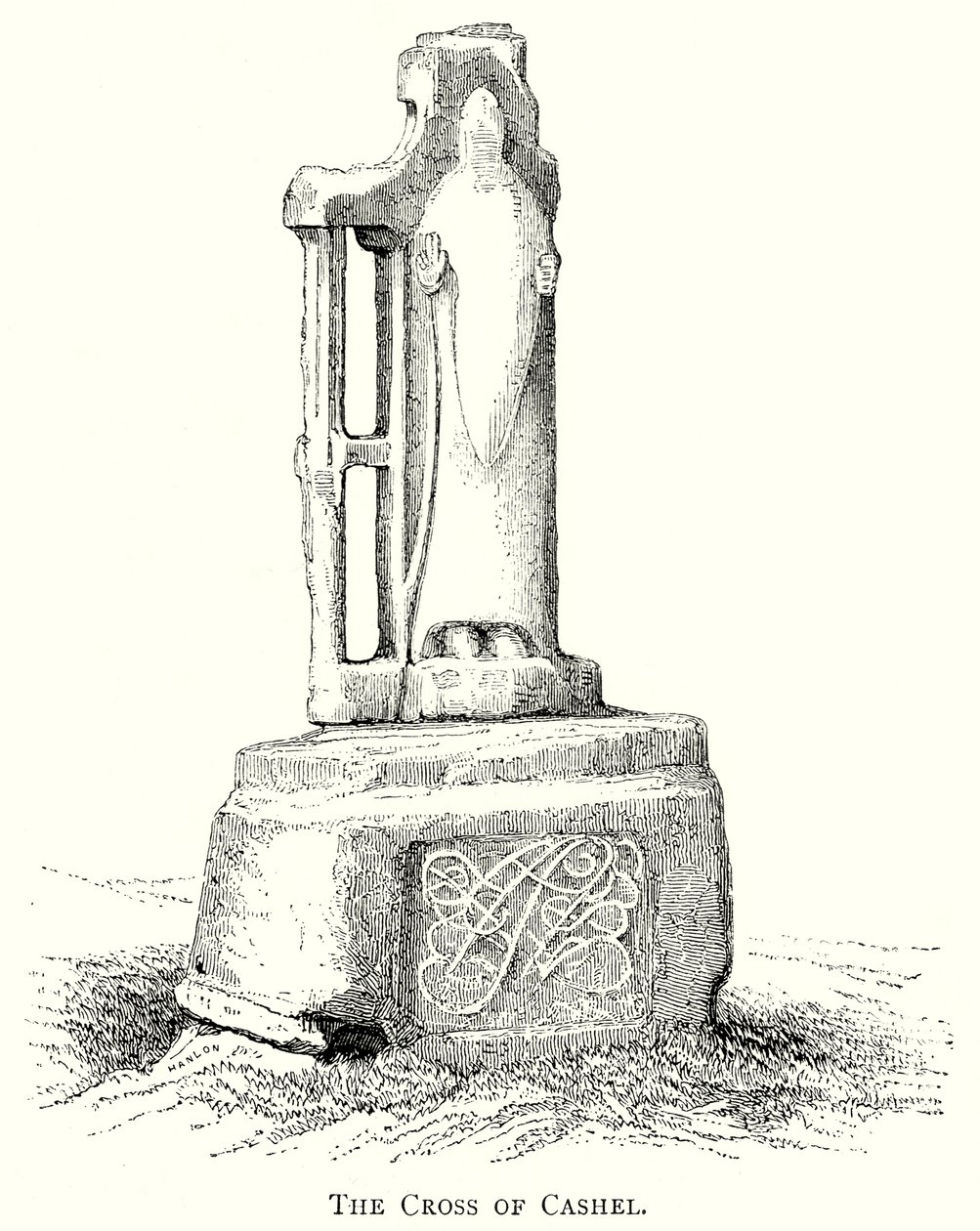 The Cross of Cashel by English School