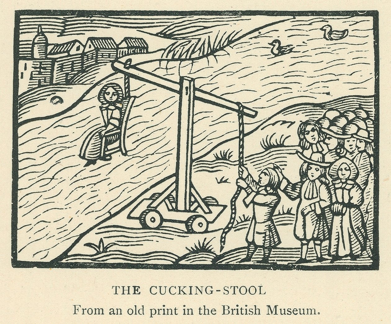 The Cucking-Stool by English School