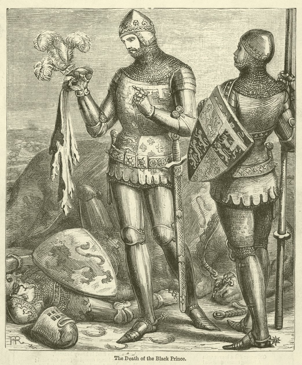 The Death of the Black Prince by English School