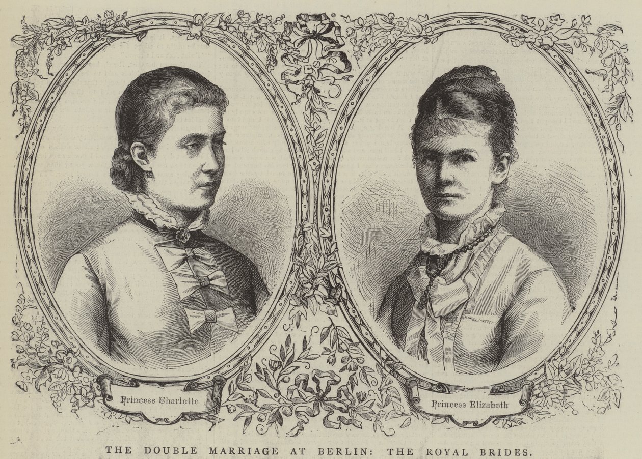 The Double Marriage at Berlin, the Royal Brides by English School