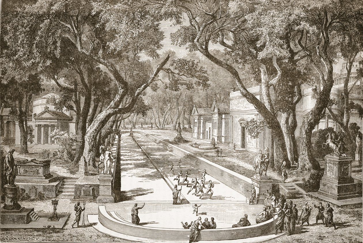 The Dromos in Sparta, Restored by English School