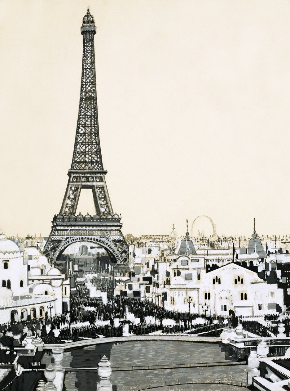 The Eiffel Tower Dominates the Paris Skyline by English School