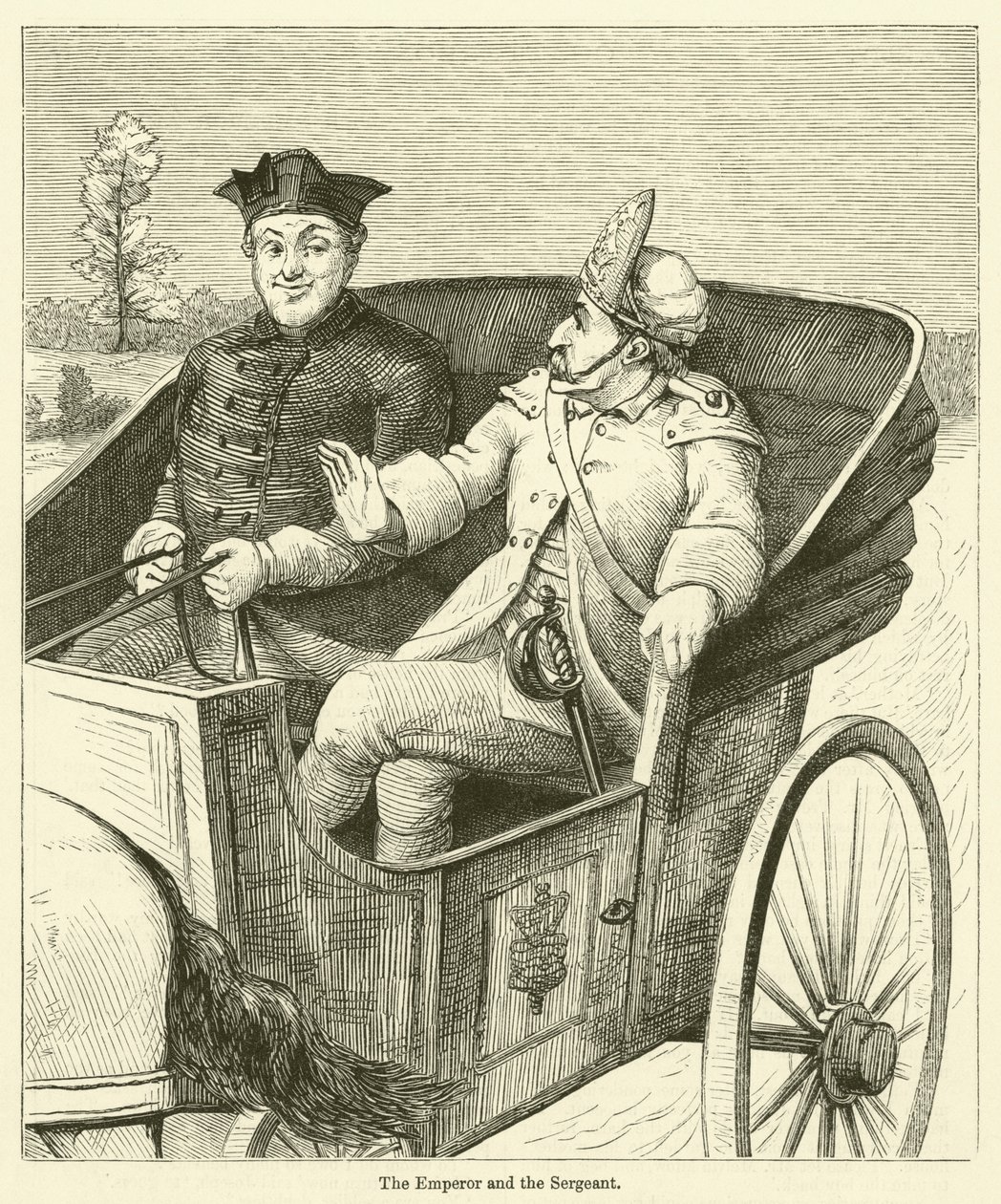 The Emperor and the Sergeant by English School