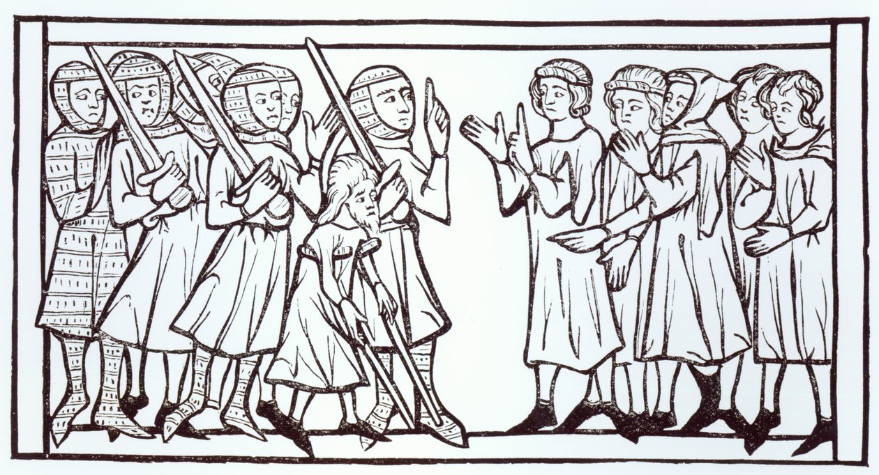 The Envoys from the Soudan, Illustration from Science and Literature in the Middle Ages and the Renaissance, Written and Engraved by Paul Lacroix, 1878 by English School