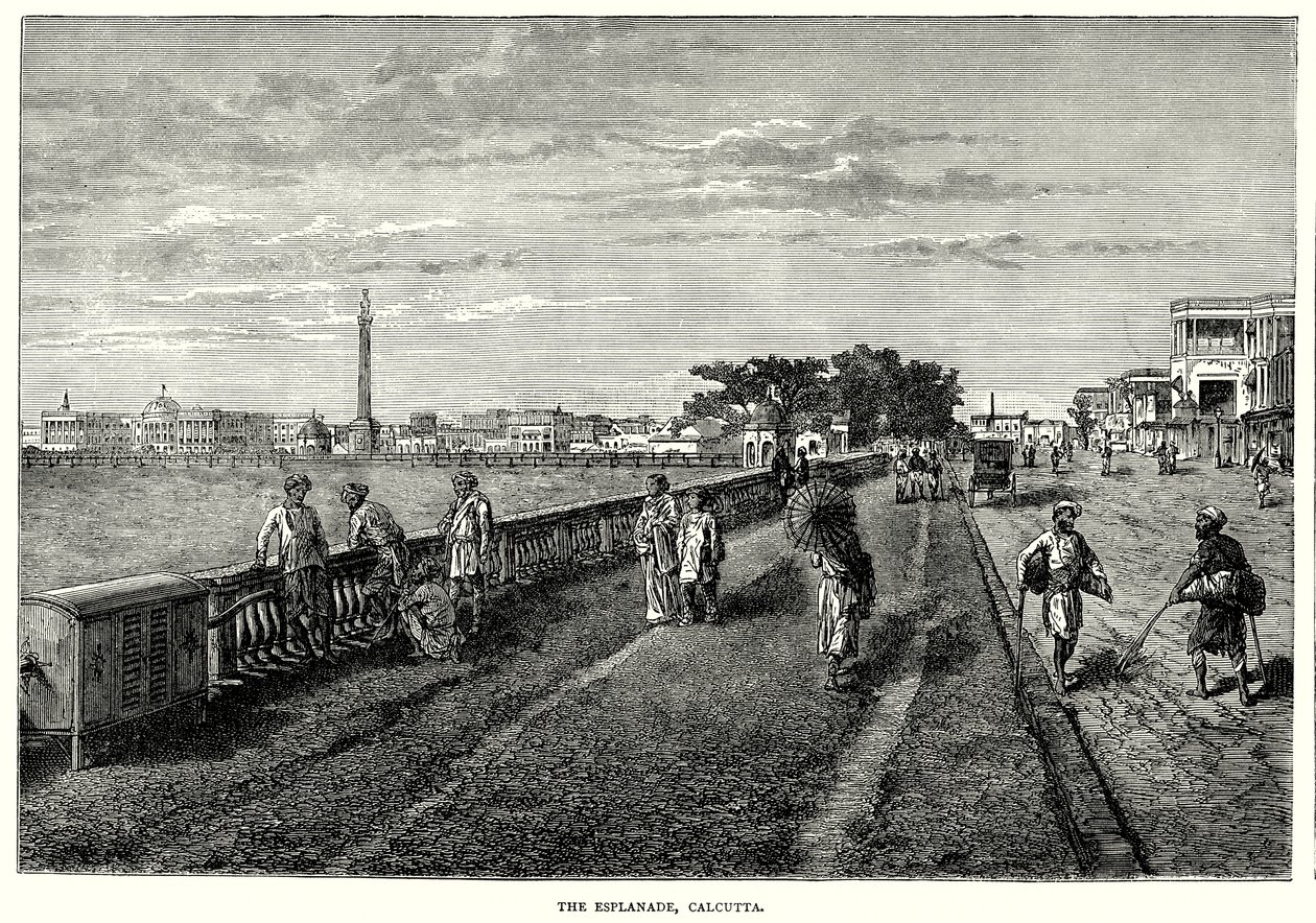The Esplanade, Calcutta by English School
