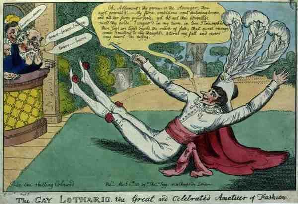 The Gay Lothario, the Great and Celebrated Amateur of Fashion by English School