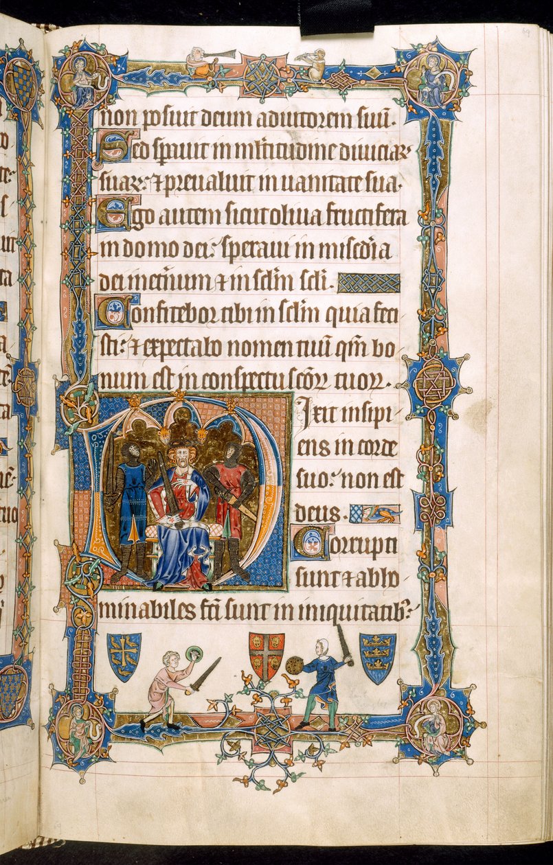 The Gorleston Psalter by English School