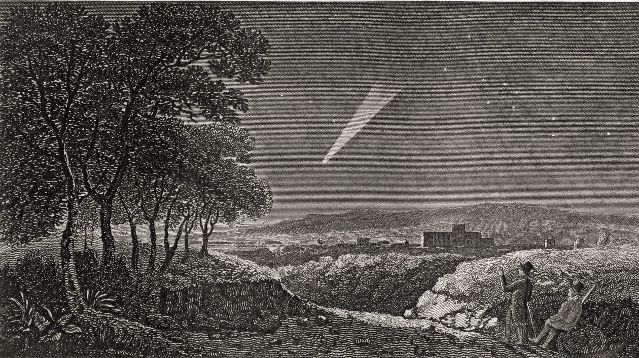 The Great Comet of 1811 by English School
