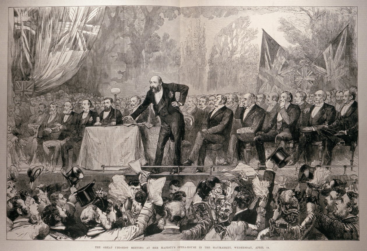 The Great Unionist Meeting at Her Majesty