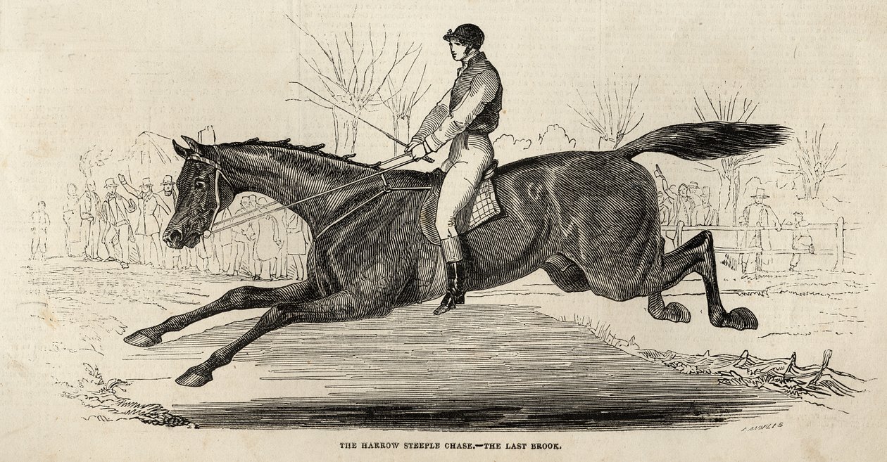 The Harrow Steeple Chase: The Last Brook, from 