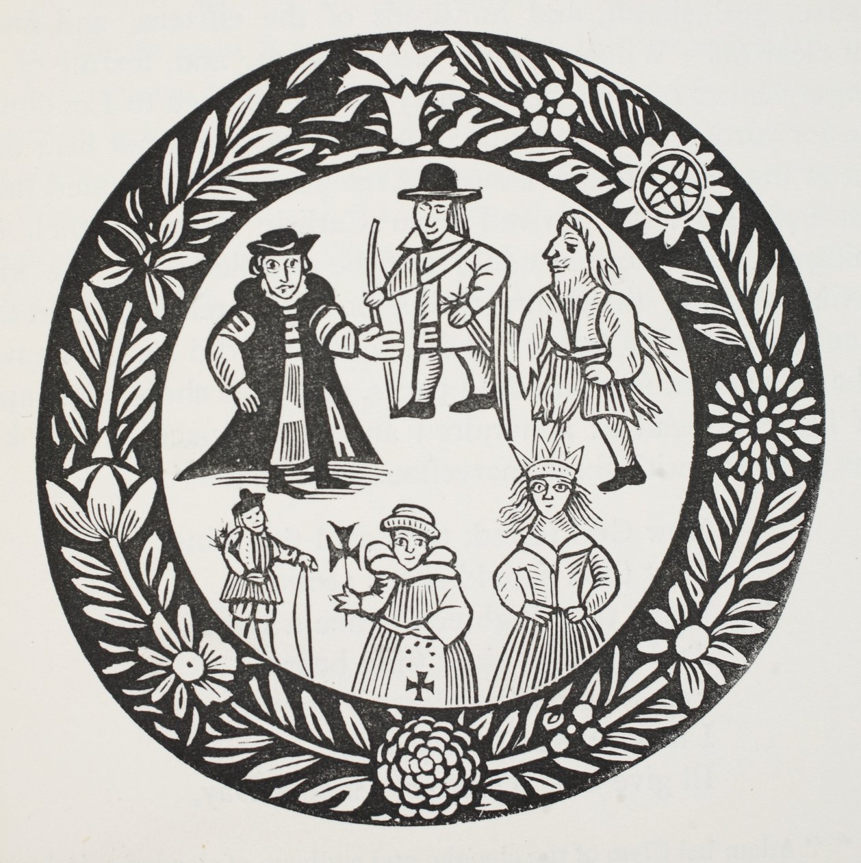 The History of Adam Bell, Clim of the Clough and William of Cloudeslie (illustration) by English School