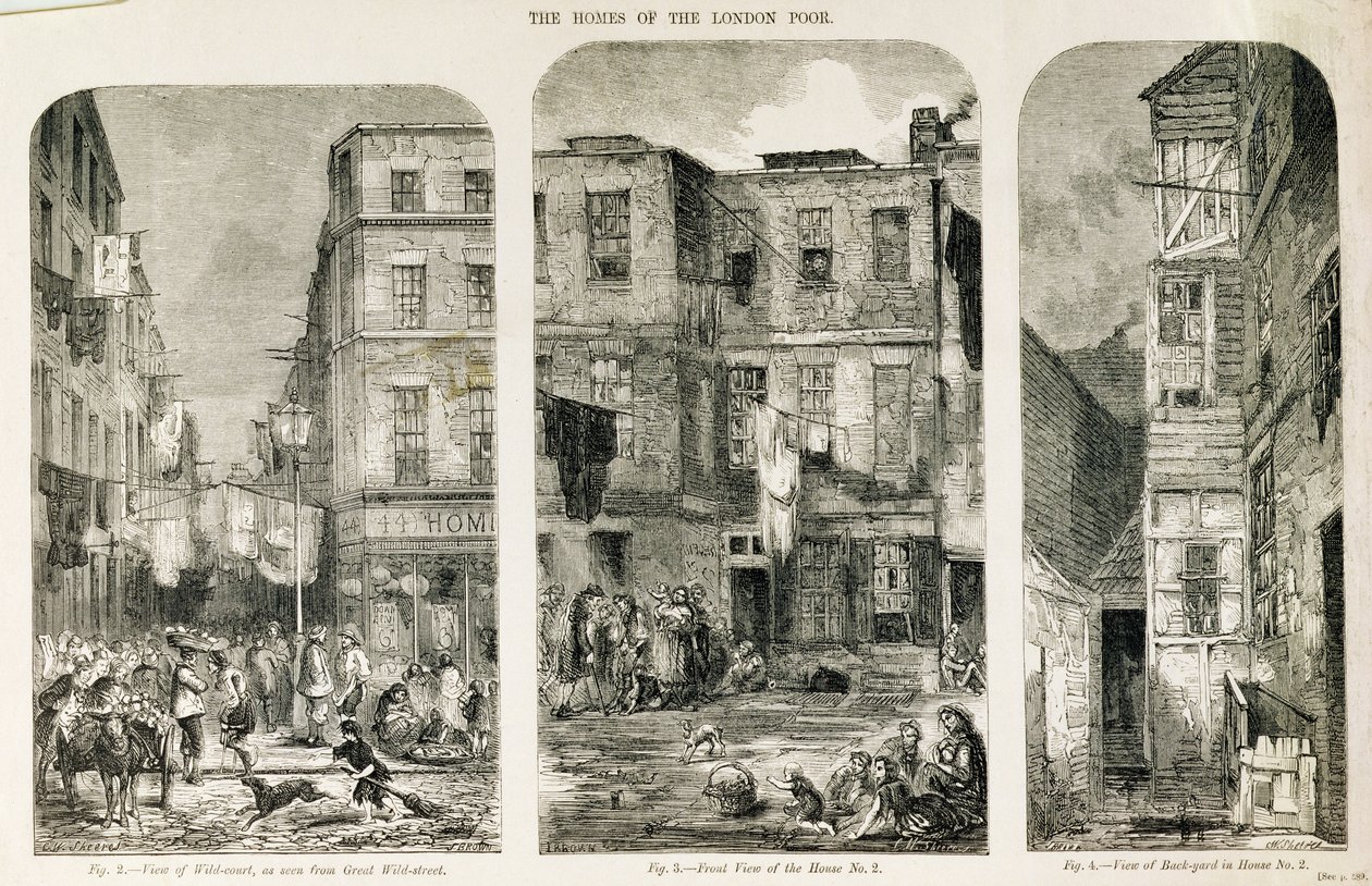 The Homes of the London Poor, from 