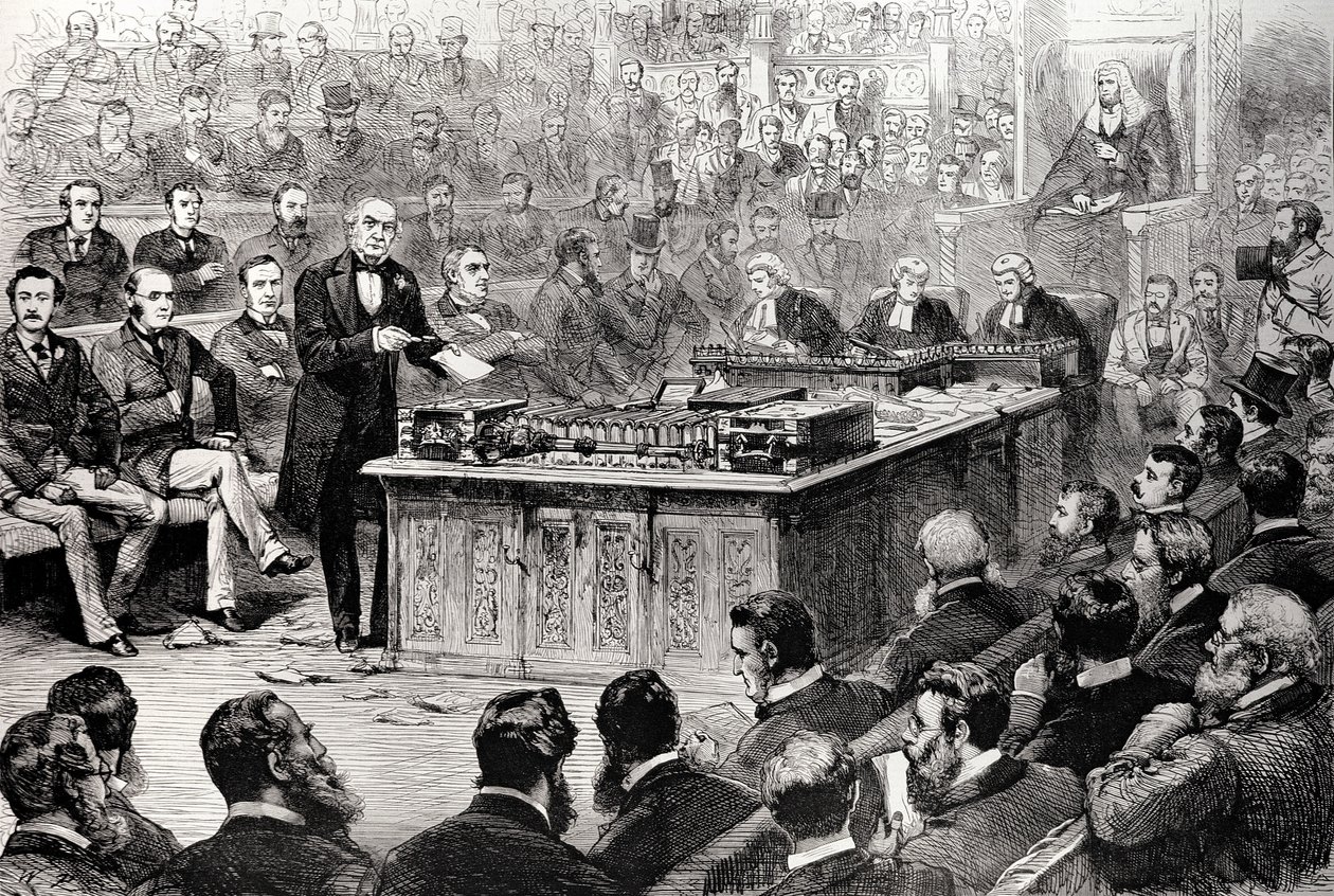 The House of Commons on Thursday April 8th: The Debate on the Government of Ireland, from 