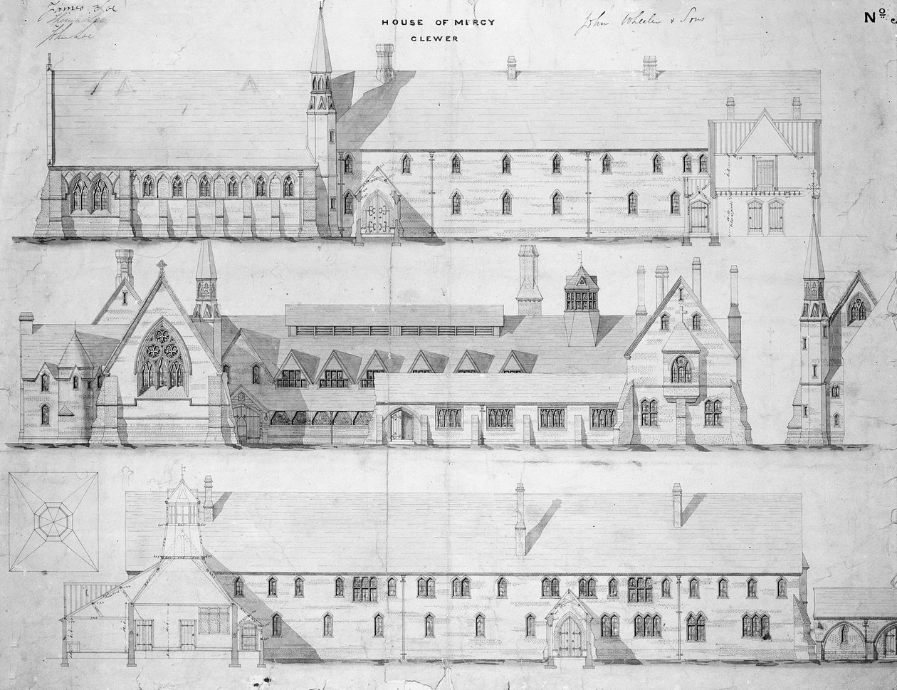 The House of Mercy, Clewer, c.1853 by English School