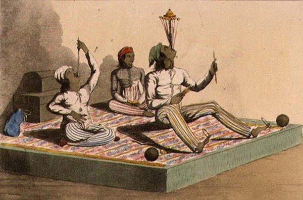 The Indian Jugglers, October 1813, from 
