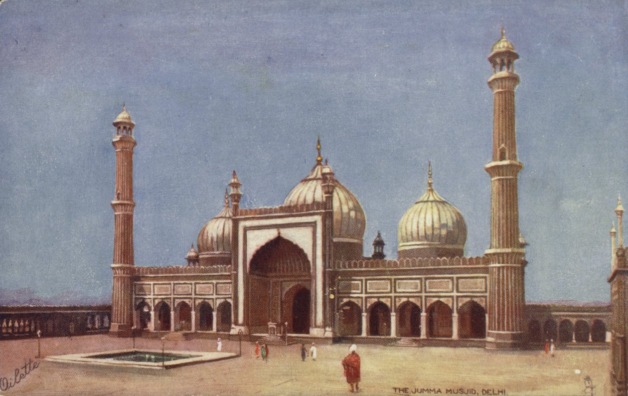 The Jumma Musjid, Delhi by English School