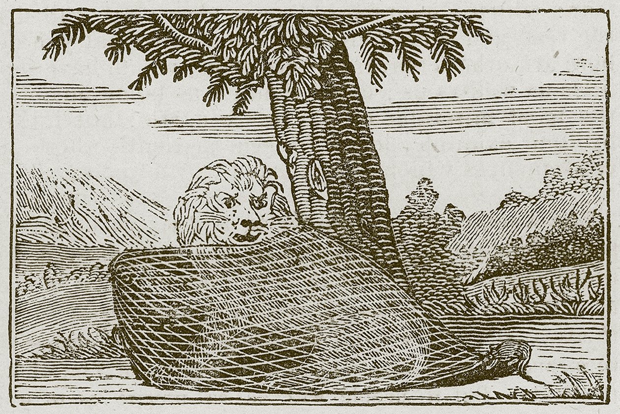 The Lion and the Mouse by English School