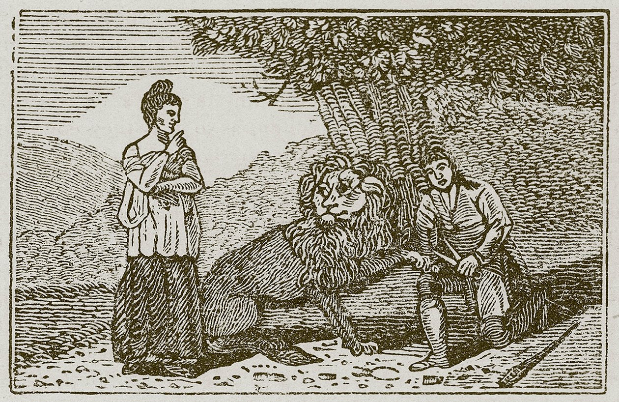The Lion in Love by English School