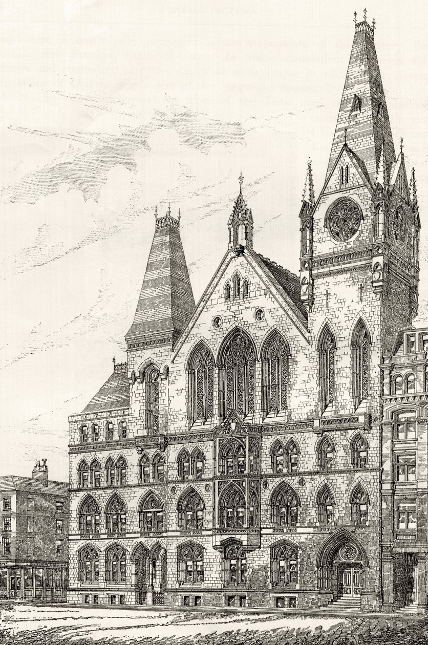The Memorial Hall, Farringdon Street, from 