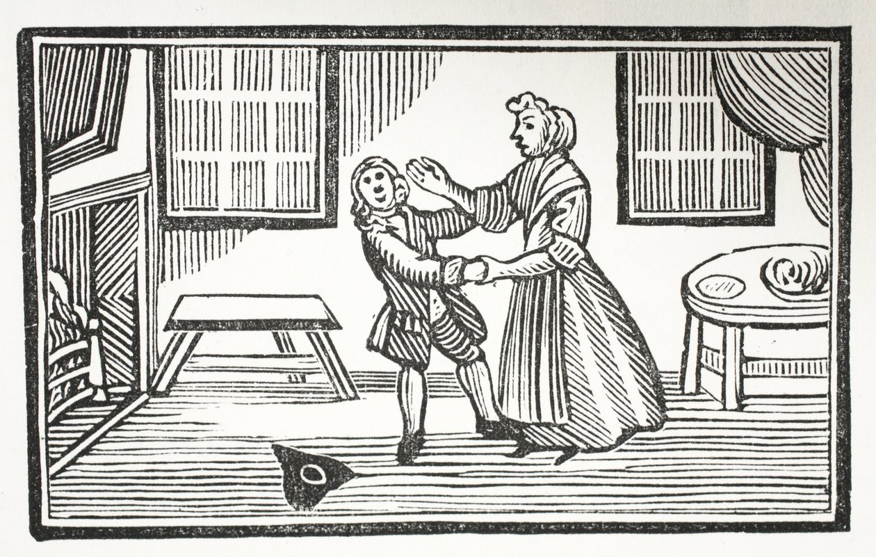 The Method Meg took to make one of the Vicars pay his score (illustration) by English School