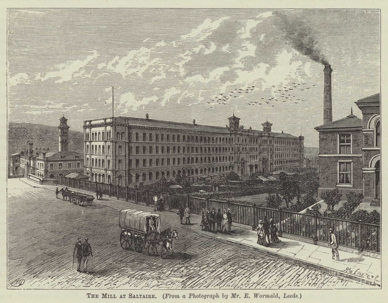 The Mill at Saltaire by English School