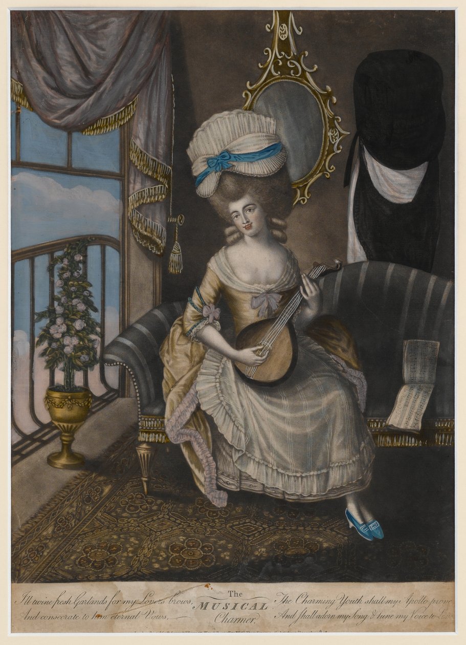 The Musical Charmer, 1780 by English School
