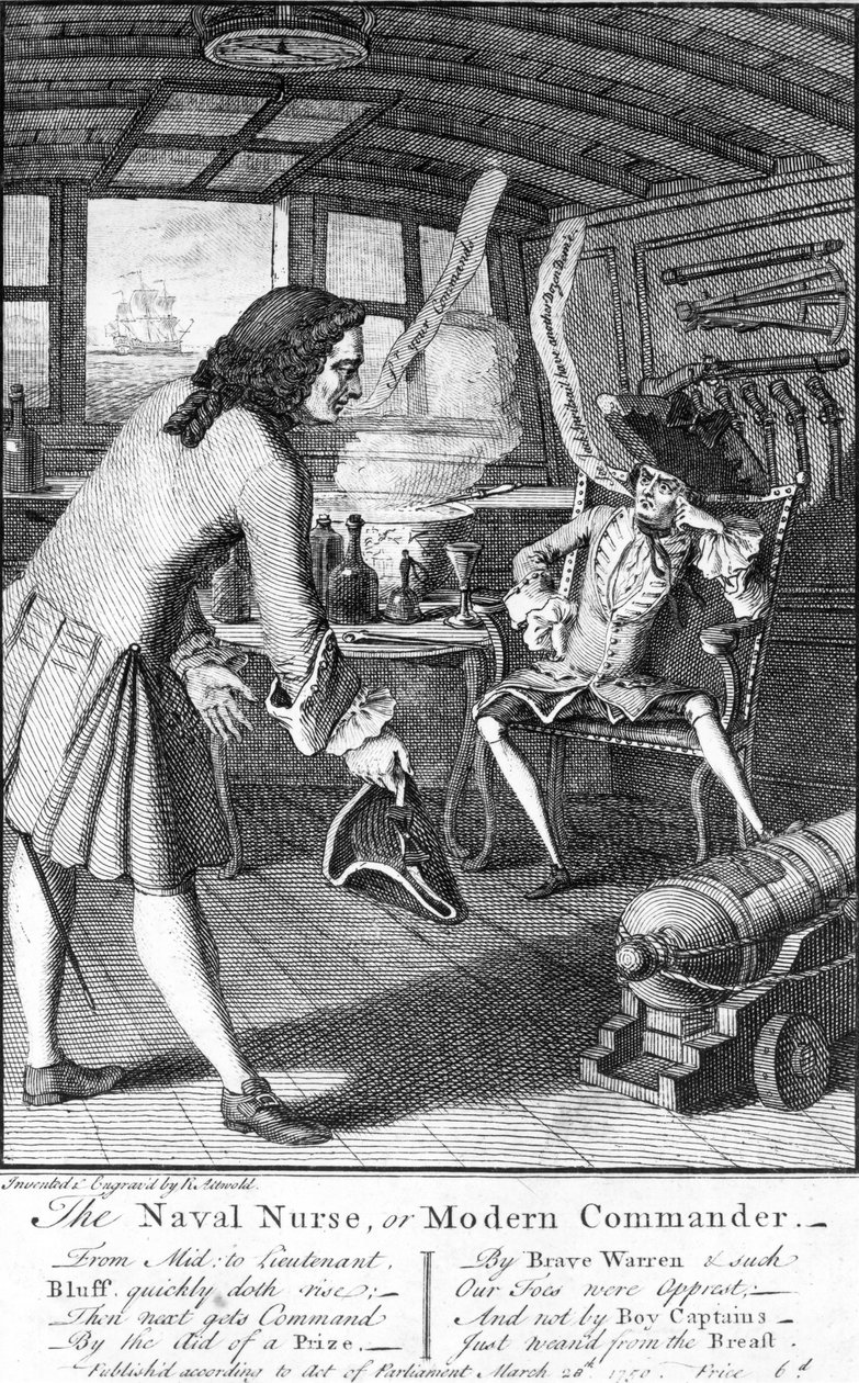 The Naval Nurse, or Modern Commander, 1750 by English School
