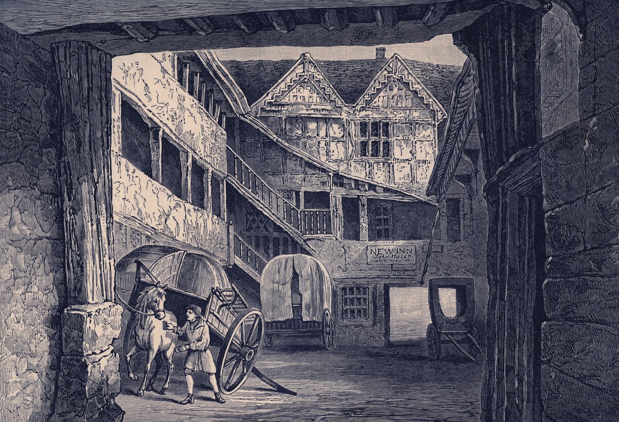 The New Inn, Gloucester, Illustration for 