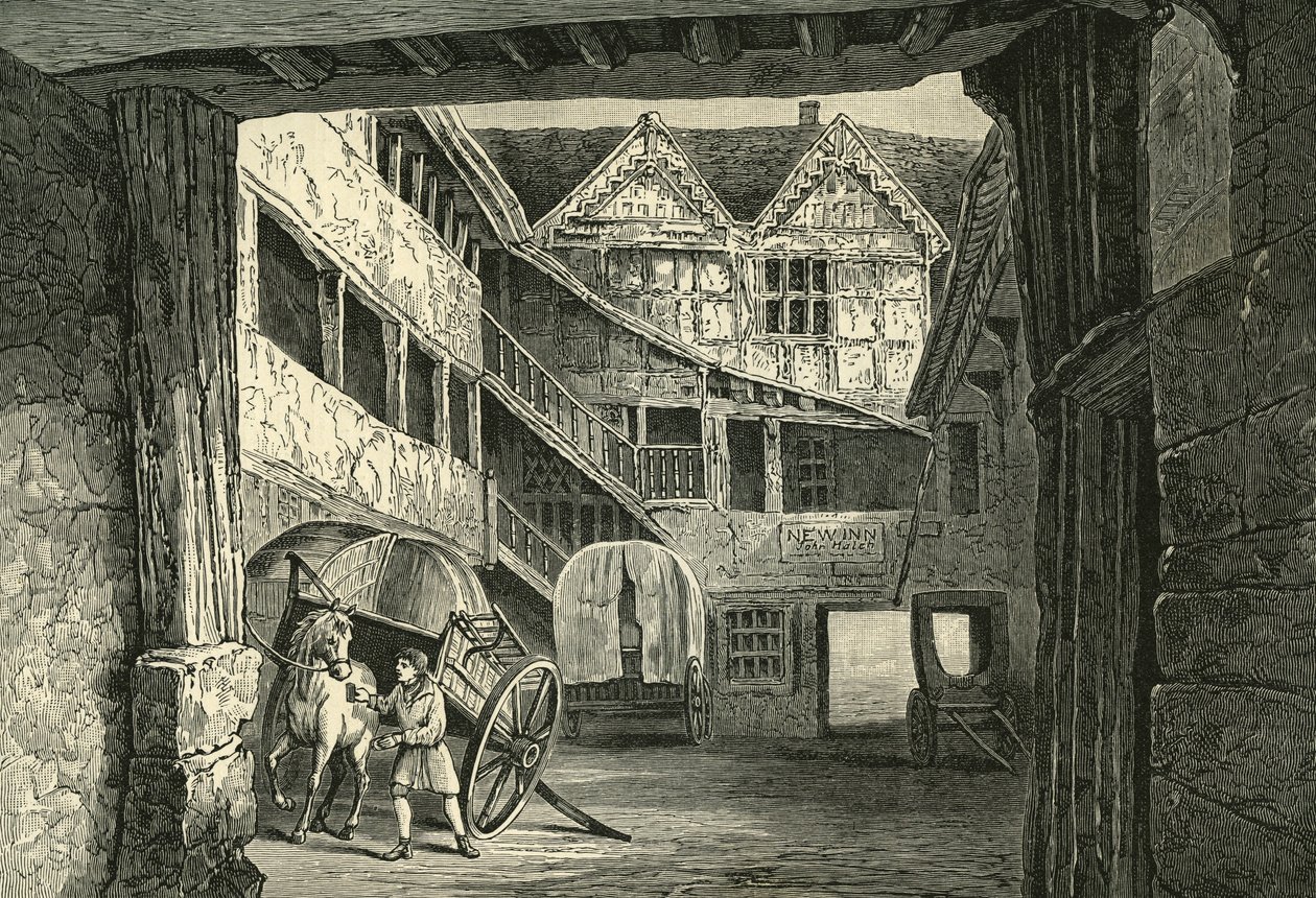 The New Inn, Gloucester, Illustration for 