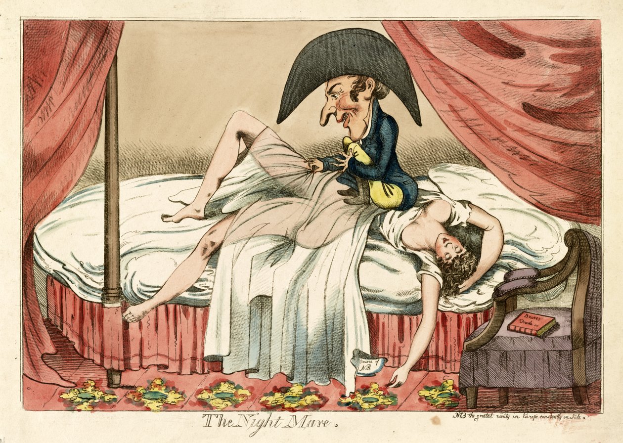 The Night Mare, pub. 1790 by English School