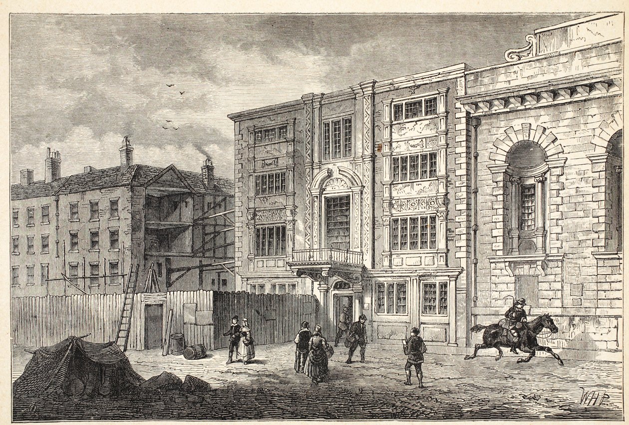The Old Post Office in Lombard Street by English School
