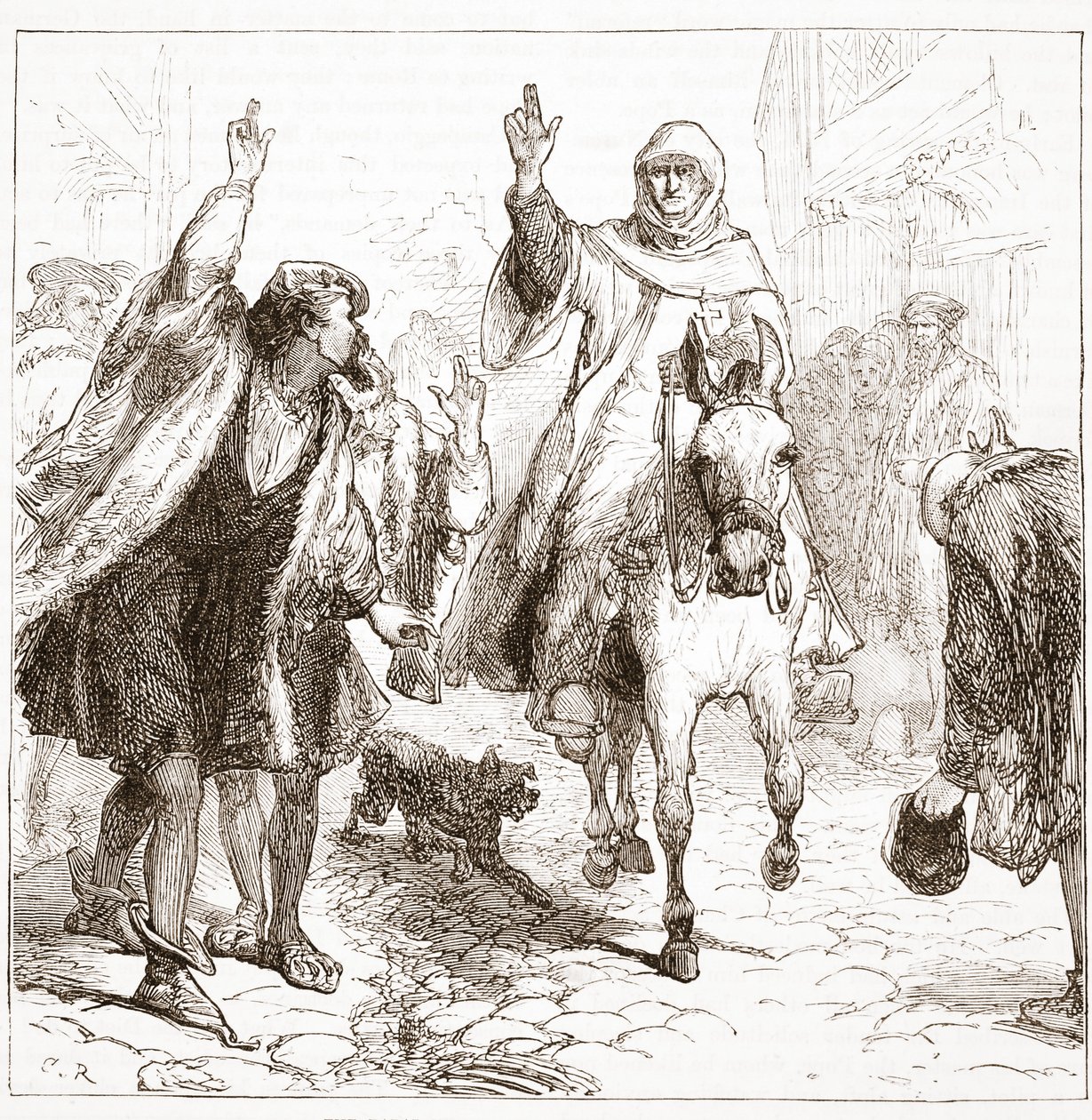 The Papal Nuncio Chieregato in Nuremberg by English School