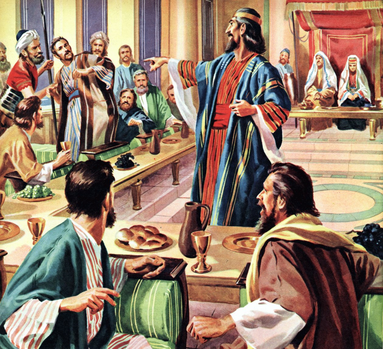 The Parable of the Wedding Feast by English School