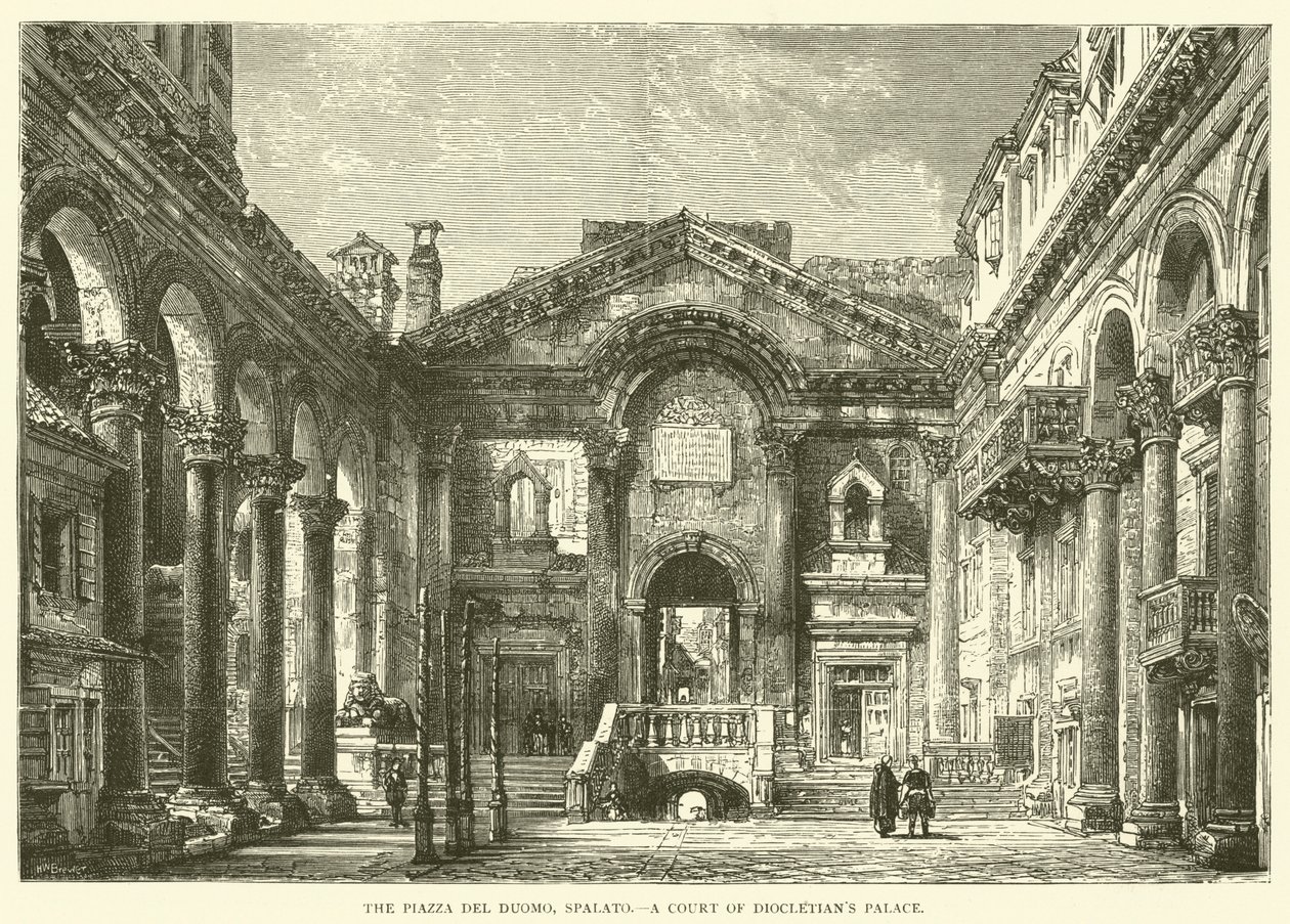 The Piazza del Duomo, Split, A Court of Diocletian