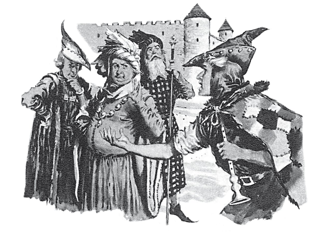 The Pied Piper of Hamelin by English School