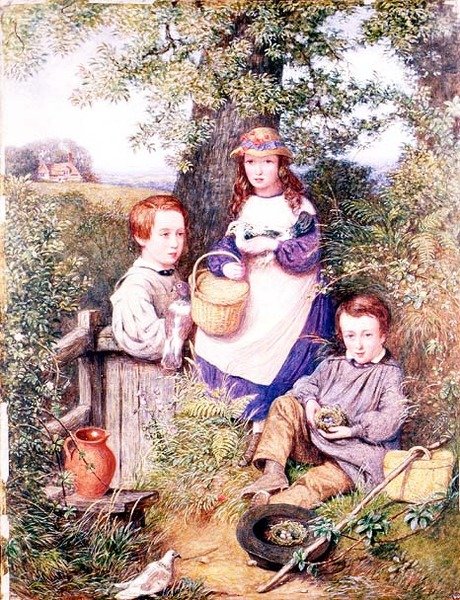 The Prator Family Beneath a Tree by English School