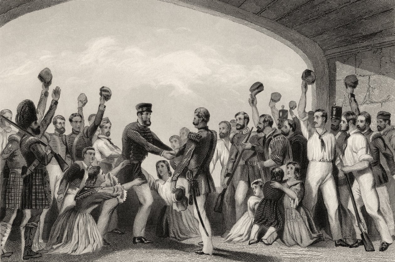 The Relief of Lucknow by General Havelock, 25th September 1857, from 