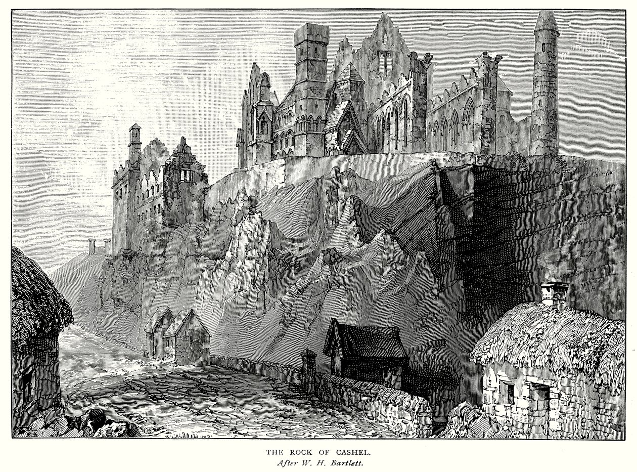 The Rock of Cashel by English School