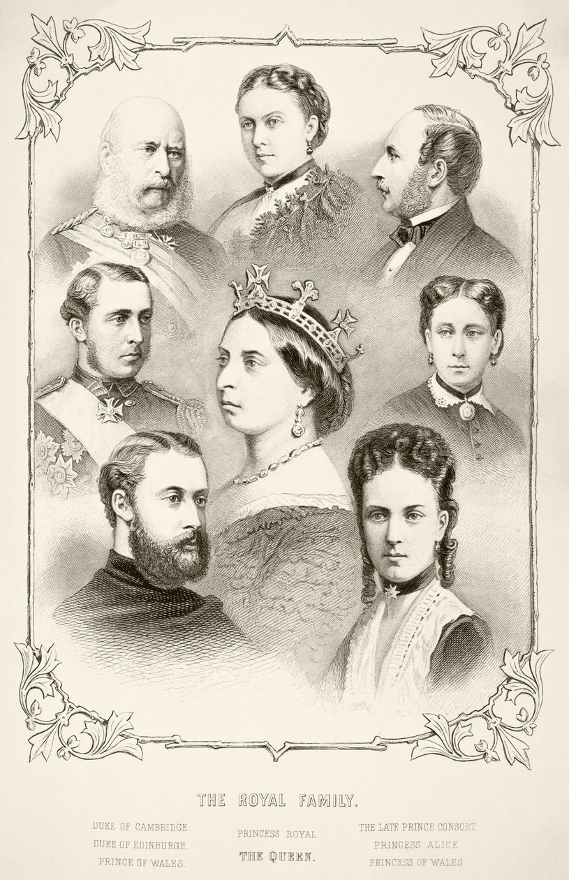 The Royal Family of Queen Victoria, from 