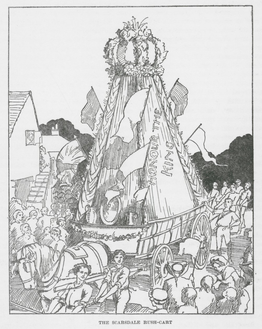 The Scarsdale Rush-Cart by English School