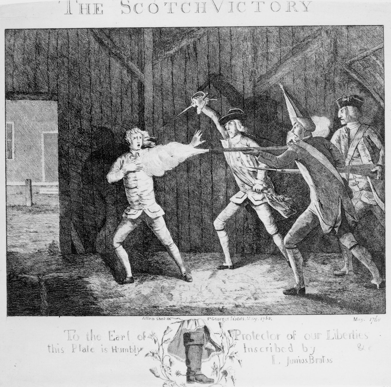 The Scotch Victory, 1768 by English School