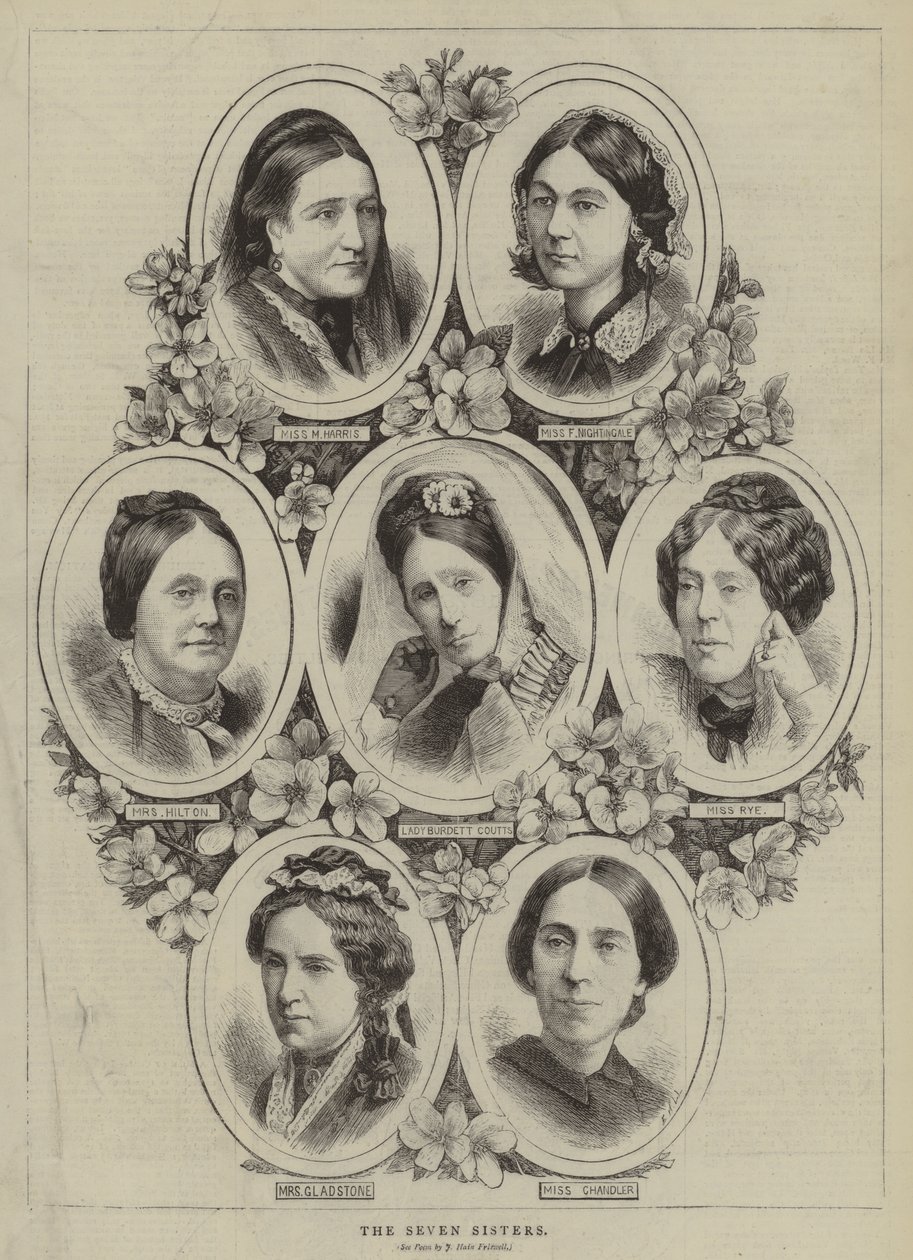 The Seven Sisters by English School