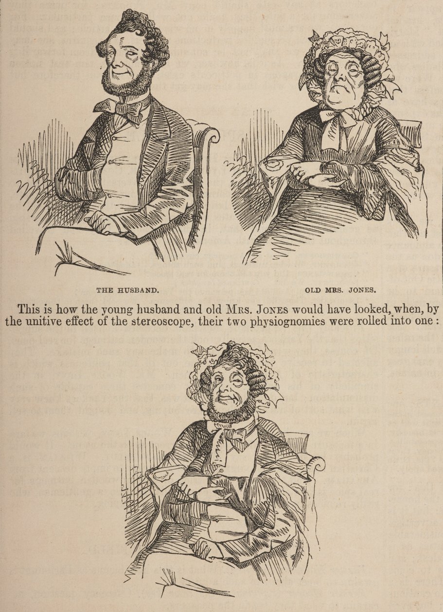The Simple History of a Portrait, from Punch, or the London Charivari, Vol. 33 by English School
