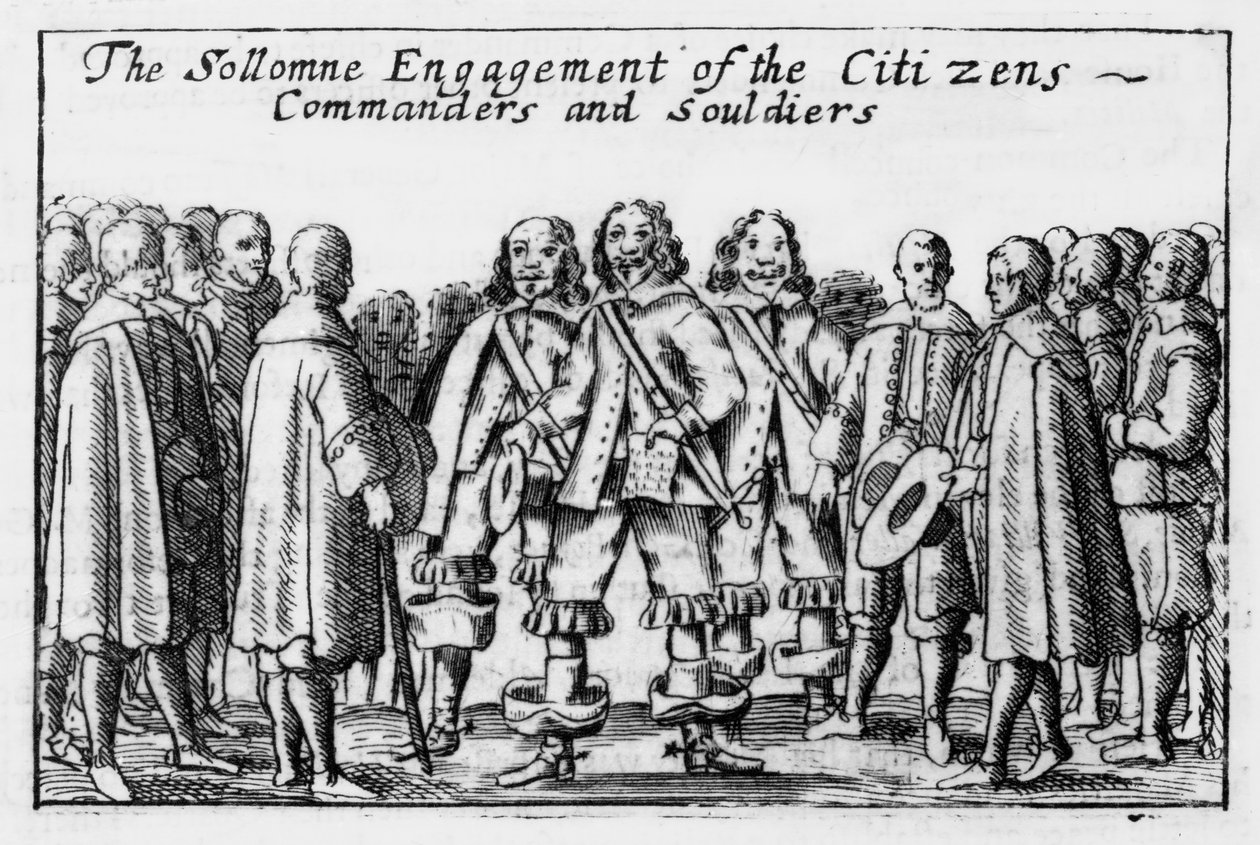 The Solemn Engagement by English School