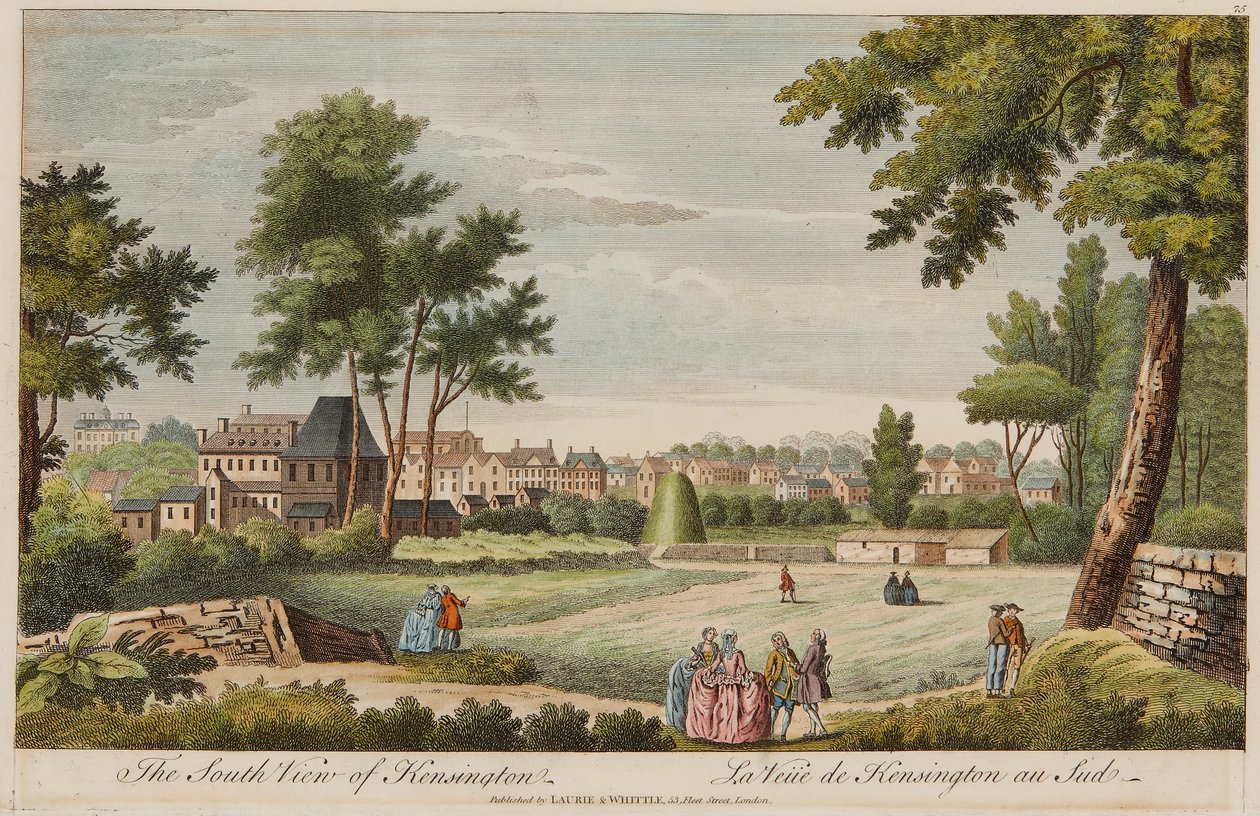 The South View of Kensington by English School
