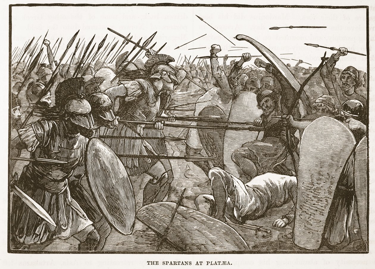 The Spartans at Platea by English School